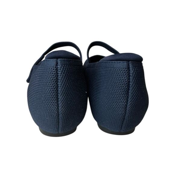 Cusolemore NEW Blue Mary Jane Knit Ballet Shoes Women’s 8.5 Arch Support Comfort - Picture 4 of 7